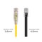 Monoprice Slim Cat6 Utp Cable, 7 ft.Yellow 13541 - alternate 4